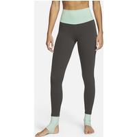 Nike Yoga Luxe Women's High-Waisted 7/8 Colour-Block Leggings - Brown