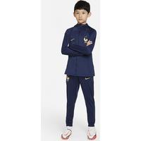 FFF Strike Older Kids' Nike Dri-FIT Hooded Football Tracksuit - Blue