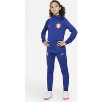 Netherlands Strike Older Kids' Nike Dri-FIT Hooded Football Tracksuit - Blue