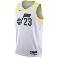 Utah Jazz Association Edition 2022/23 Men's Nike Dri-FIT NBA Swingman Jersey - White - Polyester