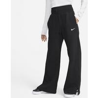 Nike Sportswear Phoenix Fleece Women's High-Waisted Wide-Leg Tracksuit Bottoms - Black