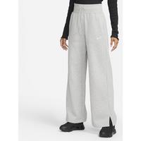 Nike Sportswear Phoenix Fleece Women's High-Waisted Wide-Leg Tracksuit Bottoms - Grey