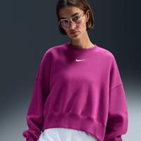Nike Sportswear Phoenix Fleece Women's Over-Oversized Crew-Neck Sweatshirt - Purple - Cotton/Polyester