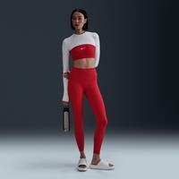 Nike Zenvy Women's Gentle-Support High-Waisted Full-Length Leggings - Red - Recycled Nylon Minimum