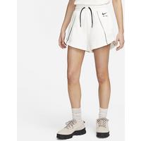 Nike Air Women's High-Rise Fleece Shorts - White