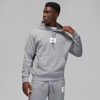 Nike Jordan Flight Fleece Men's Pullover Hoodie - Grey - Cotton