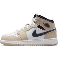 Nike Air Jordan 1 Mid Older Kids' Shoes - White