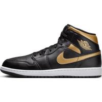 Nike Air Jordan 1 Mid Men's Shoes - Black