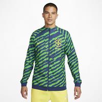 Brasil Academy Pro Men's Full-Zip Knit Football Jacket - Blue