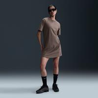 Nike Sportswear Chill Knit Women's Oversized T-Shirt Dress - Brown - Cotton