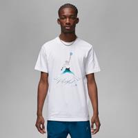 Nike Jordan Men's Graphic T-Shirt - White - Cotton/Polyester
