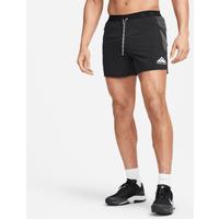 Nike Trail Second Sunrise Men's Dri-FIT 13cm (approx.) Brief-Lined Running Shorts - Black - Polyester/Elastane