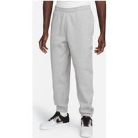 Nike Solo Swoosh Men's Fleece Trousers - Grey - Cotton/Polyester