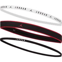Nike Jordan Elastic Mixed-Width Headbands (3-Pack) - Black
