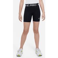 Nike Pro Older Kids' (Girls') Dri-FIT 13cm (approx.) Shorts - Black - Polyester/Elastane