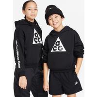 Nike ACG Icon Fleece Older Kids' Pullover Hoodie - Black - Cotton/Polyester