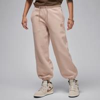 Nike Jordan Flight Fleece Women's Trousers - Brown - Cotton/Polyester