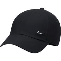 Nike Dri-FIT Club Unstructured Metal Swoosh Cap - Black - Polyester