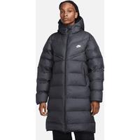 Nike Windrunner PrimaLoft Men's Storm-FIT Hooded Parka Jacket - Black - Embroidered Nike Futura Logo On The Left Of The Chest