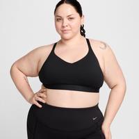 Nike Indy Light-Support Women's Padded Adjustable Sports Bra - Black - Polyester/Elastane