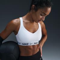Nike Indy High-Support Women's Padded Adjustable Sports Bra - White - Polyester/Elastane