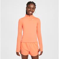 Nike Girls' Dri-FIT Long-Sleeve 1/4-Zip Top - Pink - Polyester