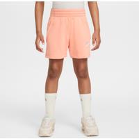 Nike Sportswear Club Fleece Older Kids' (Girls') 13cm (approx.) French Terry Shorts - Orange - Cotton/Polyester