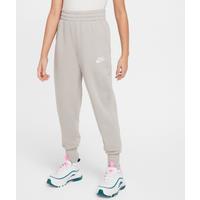 Nike Sportswear Club Fleece Older Kids' (Girls') High-Waisted Fitted Trousers - Grey - Cotton/Polyester