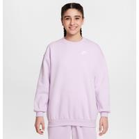 Nike Sportswear Club Fleece Older Kids' Oversized Sweatshirt - Purple - Cotton/Polyester