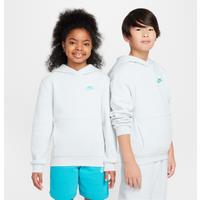Nike Sportswear Club Fleece Older Kids' Pullover Hoodie - Grey - Cotton/Polyester