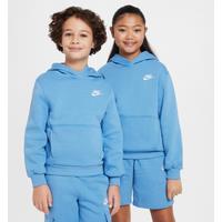 Nike Sportswear Club Fleece Older Kids' Pullover Hoodie - Blue - Cotton/Polyester