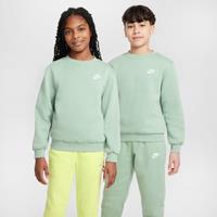 Nike Sportswear Club Fleece Older Kids' Sweatshirt - Green - Cotton/Polyester