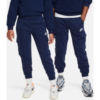 Nike Sportswear Club Fleece Older Kids' Cargo Trousers - Blue - Cotton/Polyester