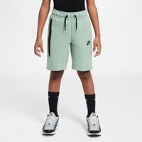 Nike Tech Fleece Older Kids' (Boys') Shorts - Green - Cotton/Polyester