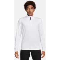 Nike Victory Men's Dri-FIT 1/2-Zip Golf Top - White - Polyester/Elastane