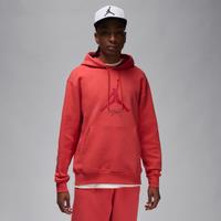 Nike Jordan Essentials Men's Fleece Hoodie - Red - Cotton/Polyester