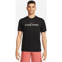 Nike Dri-FIT Men's Fitness T-Shirt - Black - Polyester/Cotton/Rayon