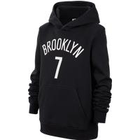 Brooklyn Nets Essential Older Kids' Nike NBA Fleece Pullover Hoodie - Black - Cotton/Polyester