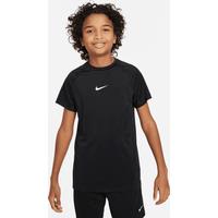 Nike Pro Older Kids' (Boys') Dri-FIT Short-Sleeve Top - Black - Polyester/Elastane
