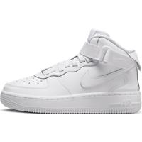 Nike Air Force 1 Mid EasyOn Older Kids' Shoes - White