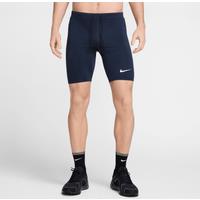 Nike Fast Men's Dri-FIT Brief-Lined Running 1/2-Length Tights - Blue - Polyester/Elastane
