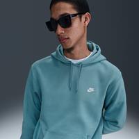 Nike Club Men's Pullover Fleece Hoodie - Blue - Cotton/Polyester