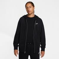 Nike Club Men's Full-Zip French Terry Hoodie - Black - Cotton/Polyester