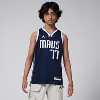 Dallas Mavericks Statement Edition Older Kids' Nike Dri-FIT Swingman Jersey - Blue - Polyester