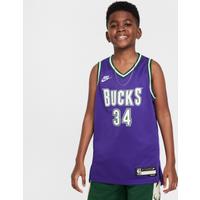 Giannis Antetokounmpo Milwaukee Bucks Older Kids' Nike Dri-FIT NBA Swingman Jersey - Purple - Polyester