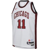 DeMar DeRozan Chicago Bulls City Edition Older Kids' Nike Dri-FIT NBA Swingman Jersey - White - Polyester