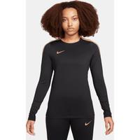 Nike Strike Women's Dri-FIT Crew-Neck Football Top - Black - Polyester/Elastane