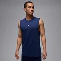 Nike Jordan Sport Men's Dri-FIT Sleeveless Top - Blue - Cotton/Polyester