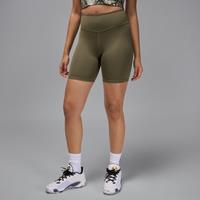 Nike Jordan Sport Women's High-Waisted 18cm (approx.) Bike Shorts - Green - Polyester/Elastane