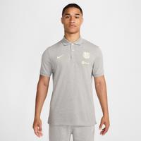 F.C. Barcelona The Nike Polo Men's Nike Dri-FIT Football Polo - Grey - Cotton/Polyester